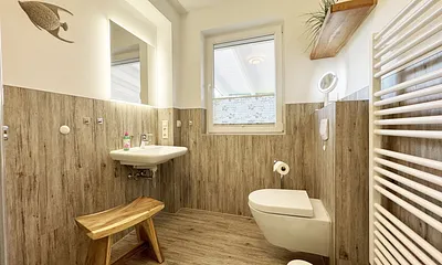 1.Tageslichtbad Wc und Waschbecken