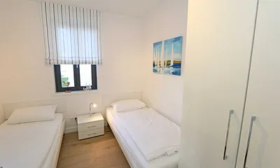 2. Schlafzimmer mit Einzelbetten