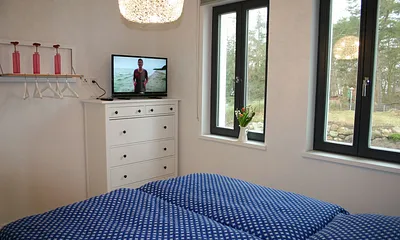 Strandvilla Andrea WE 07 - 2. Schlafzimmer mit TV