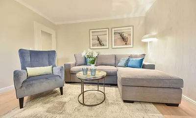 Wohnbereich mit Relaxsessel