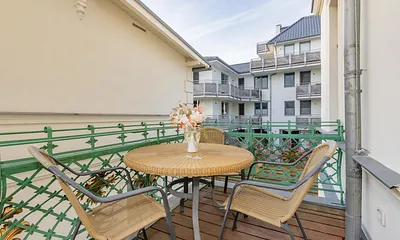 Balkon vom Wohnbereich 