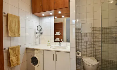 Bad mit Waschmaschine