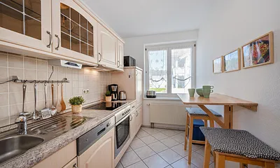 voll ausgestattete Küche