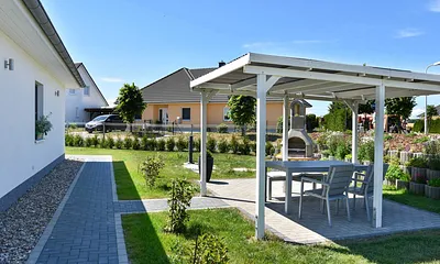 Terrasse zur Ferienwohnung