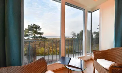 Blick vom Wohnbereich