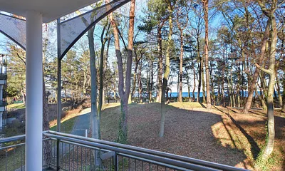 Balkon mit Blick zur Ostsee