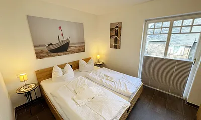 1.Schlafzimmer mit Doppelbett