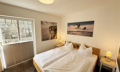 1.Schlafzimmer mit Doppelbett