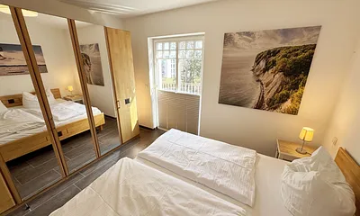 1.Schlafzimmer mit Doppelbett