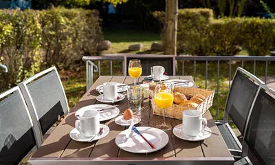 Frühstück auf der Terrasse