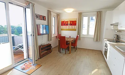 Blick in den Wohnraum