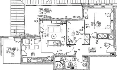 Grundriss der Wohnung
