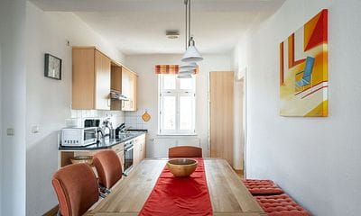 Ostsee Domizil Sandburg, 4-Zimmer-Ferienwohnung (Abendsonne)