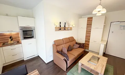 Kurparkresidenz Baabe Whg. 08 - Wohnzimmer und Essbereich