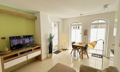 Kurparkresidenz Baabe WE 13 - gemütlicher Ess- und Wohnbereich