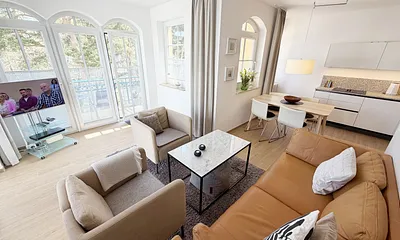 Kurparkresidenz in Baabe WE 15 - Wohnzimmer
