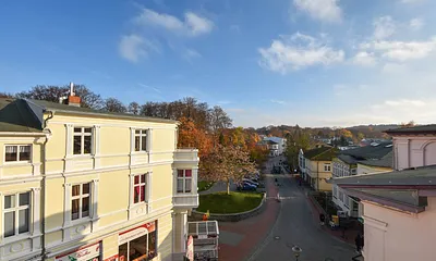 Blick auf die Friedenstraße