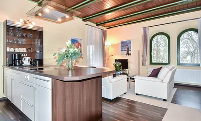 Wohnbereich mit offener Küche