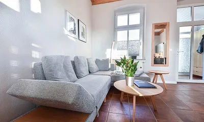 Wohnbereich mit Schlafcouch