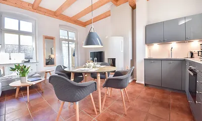 Wohnbereich mit Küchenzeile