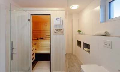 Sauna im großen Bad