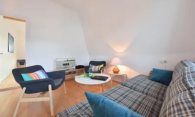 Wohnbereich mit Smart-TV