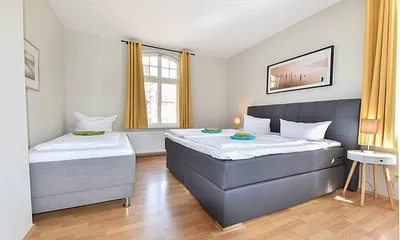 Schlafzimmer zusätzlich mit Einzelbett