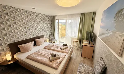 Haus Inselperle, 1-Zimmer-Ferienwohnung (Whg. 02 mit Terrasse)