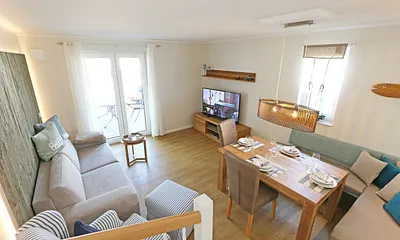 Haus Windrose, 3-Zimmer-Ferienwohnung (Whg. 01 mit Balkon)