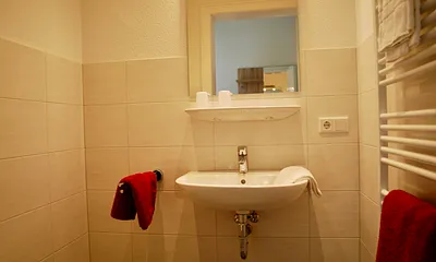 Blick in das Gäste-WC