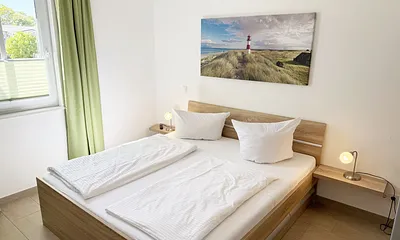 1.Schlafzimmer mit Doppelbett