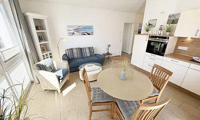 kombinierter Wohn- /Koch-und Essbereich