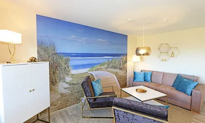 gemütliches Wohnzimmer mit 2 Sesseln