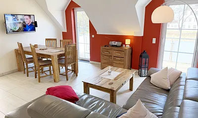 Haus Sonne Ferienwohnung 08 - Wohnzimmer