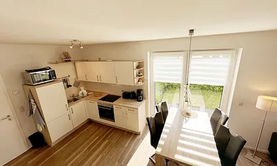 Küchenzeile von oben