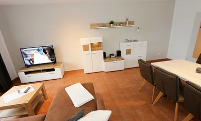 Wohnzimmer gemütlicher Couch