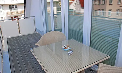 Balkone (Süden) - vom Wohnzimmer und 1. Schlafzimmer begehbar