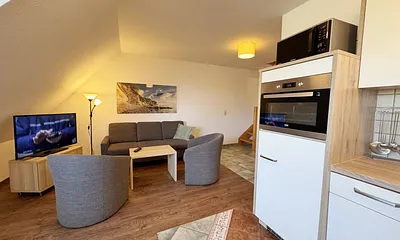 gemütlicher Wohn-/Kochbereich