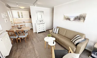 Offene Küche mit Wohn-und Essbereich