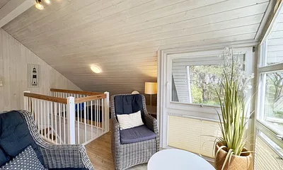 Ferienhaus Sandkörnchen - hier kann man schön in Ruhe ein Buch lesen