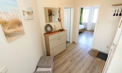 Flurbereich mit Zugang zu allen Räumlichkeiten