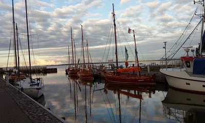 Abendstimmung am Hafen