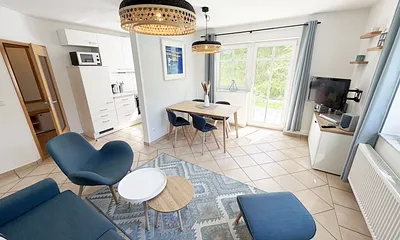 Blick in das Wohnzimmer