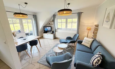 Dünenhaus, 3-Zimmer-Ferienwohnung (Whg. 4 mit 2 Balkone)