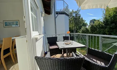 2 Balkone (West und Süd) - die Sonne den ganzen Tag genießen