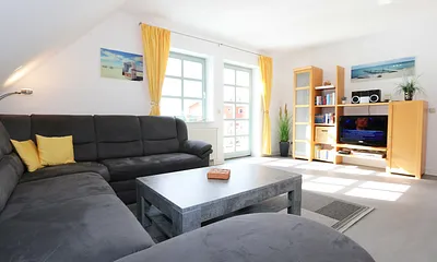 Haus Südstrand, 2-Zimmer-Ferienwohnung (Whg. 6 mit Balkon)