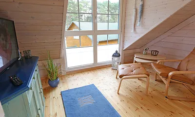 Galerie mit TV-Gerät