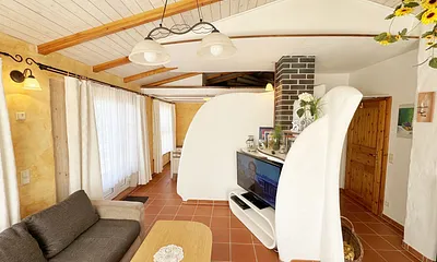 Ferienhaus Thea - offener Wohn- Schlafbereich