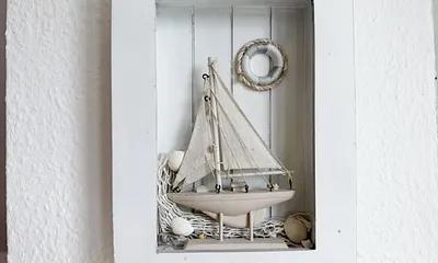 Ferienwohnung Strandmöwe- Dekoration