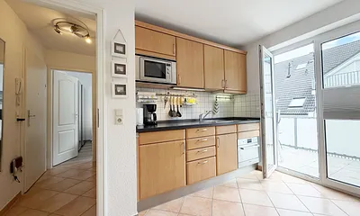Ferienwohnung Strandmöwe- Küchenzeile